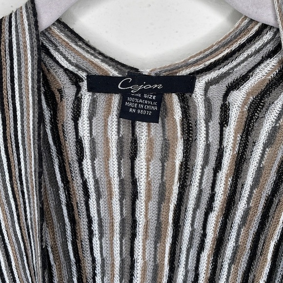 Cejon fringed topper/ shawl /scarf /cape /wrap one size - Picture 1 of 6